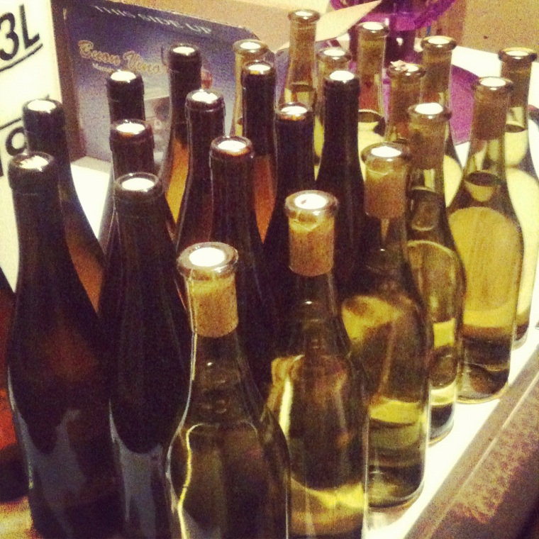 24 bottles of white wine